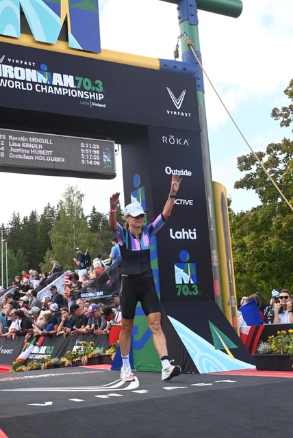 image: Kerstin vann VM i Ironman 70.3